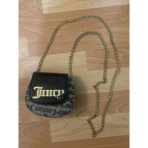 Mini Bag Juicy Couture Small Purse Bag Crossbody Chain Gold Bling Y2K Girly Logo